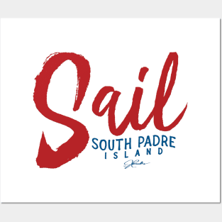 Sail South Padre Island, Texas Posters and Art